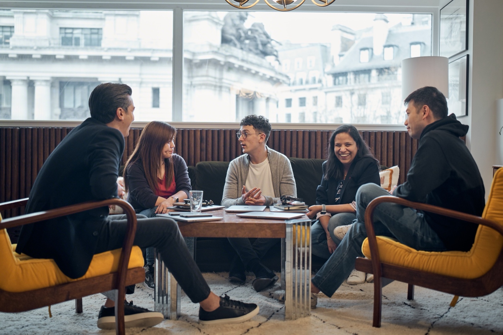 ByteDance colleagues collaborating around a table